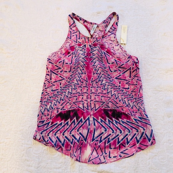 Rory Beca Tops - RORY BECA**Pink/ Blue Tank Top**XS**$130
